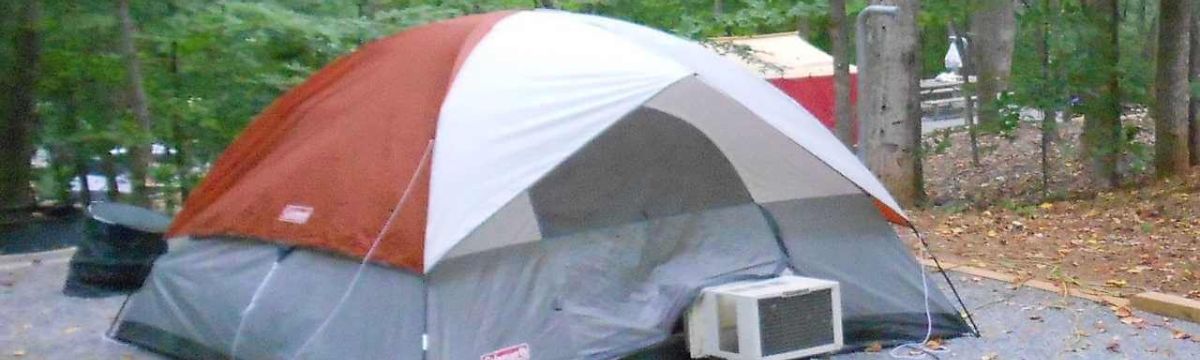 tent with ac port